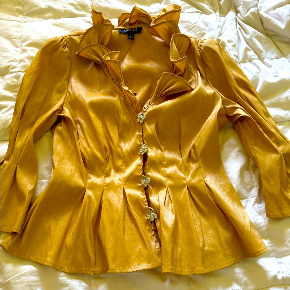 Very dressy blouse.